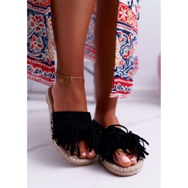 PV1 Kvinders sorte Boho Vices 8458 hjemmesko 2