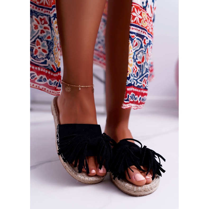 PV1 Kvinders sorte Boho Vices 8458 hjemmesko 2