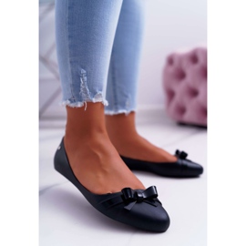 HV Dame sort gummi Ballerinas Meliski Syntha 1