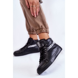 Kvinder Sneakers Big Star High Sort EE274355 2