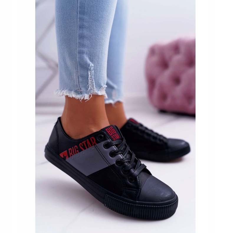 Kvinder Sneakers Big Star Sort EE274090 1