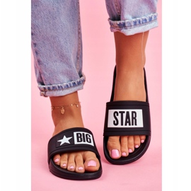 Kvinders hjemmesko Big Star Black DD274A266 sort 2