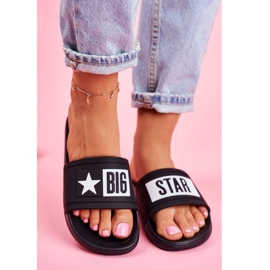 Kvinders hjemmesko Big Star Black DD274A266 sort 4