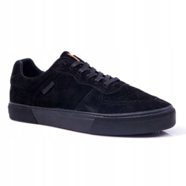Herre Sneakers Low Big Star Suede Sort EE174362 1