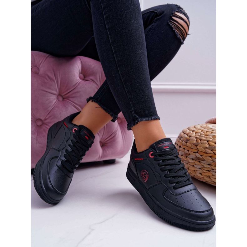 Cross Jeans kvinders sorte sneakers EE2R4144C 1