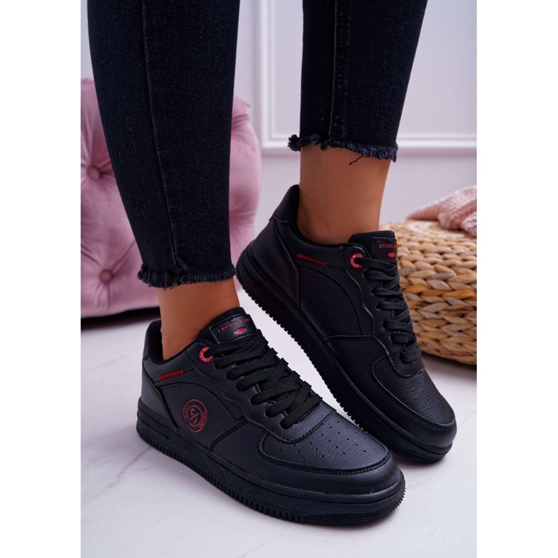 Cross Jeans kvinders sorte sneakers EE2R4144C 2