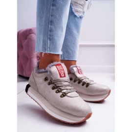 Sportssko til kvinder Big Star Beige EE274732 1