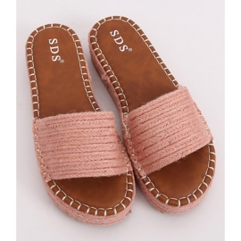Lyserøde espadrilletøfler 7970-PL Pink 1