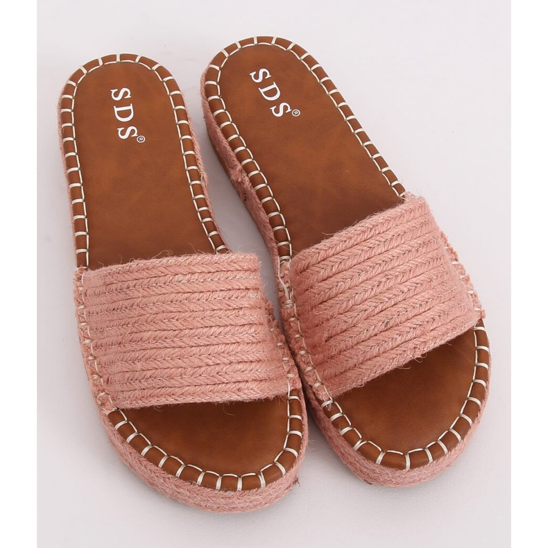 Lyserøde espadrilletøfler 7970-PL Pink 1