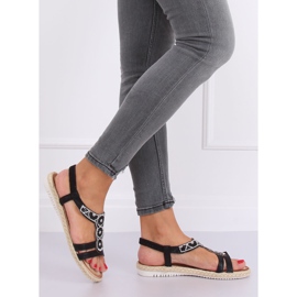 Sorte espadrillessandaler CO-78 Sort 2