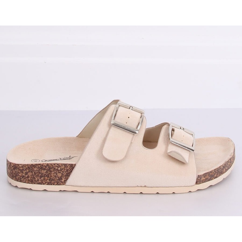 Beige scholki hjemmesko BL3100-SF Beige 1