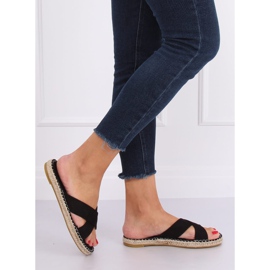 Sorte espadrilletøfler 499-35 Sort 2