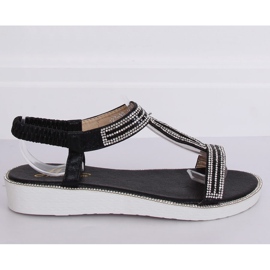 Sorte damesandaler 127-89 Sort 2