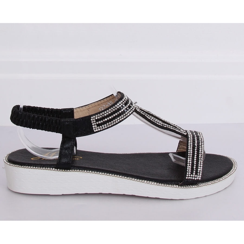 Sorte damesandaler 127-89 Sort 2