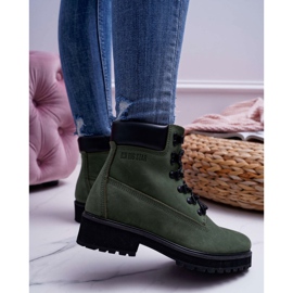 Kvinder Trappers Big Star Green EE274031 grøn 2