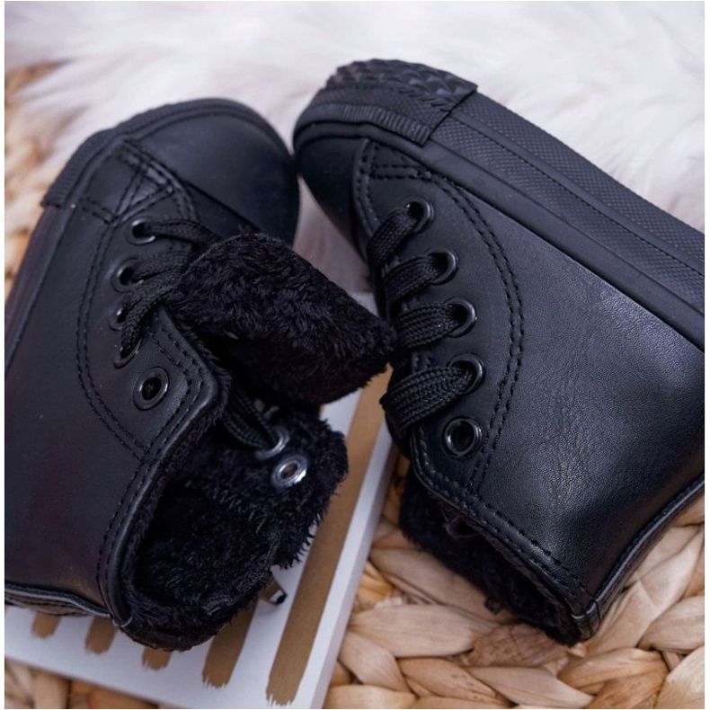 FRROCK Sort Filemon Børn High Warmed Sneakers 1