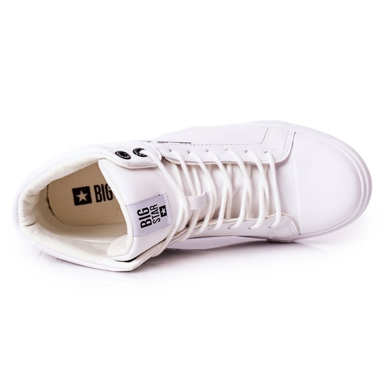 Herresneakers Low Big Star High White EE174340 hvid 1