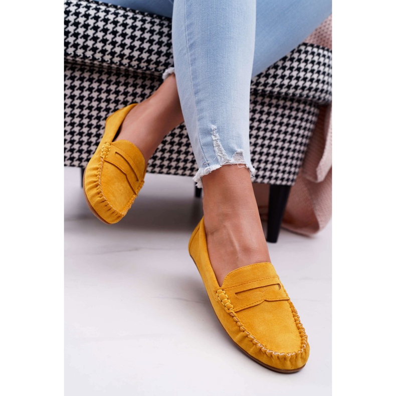 SEA Kvinders gule loafers ruskind Bolero 2