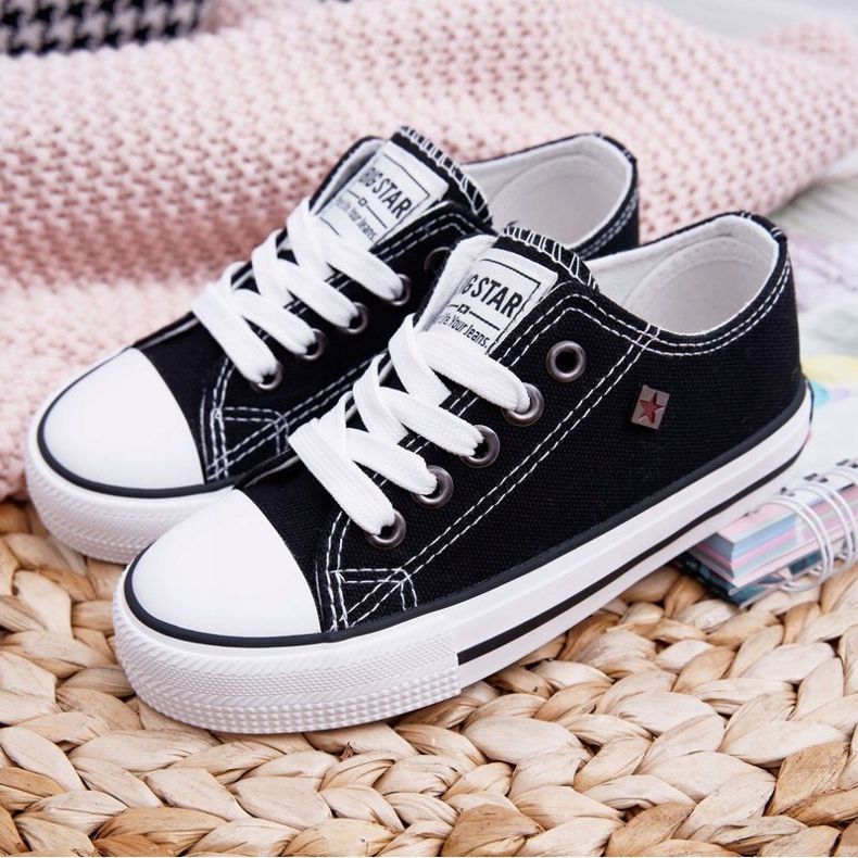 Børnesko Sneakers Big Star Sort FF374206 2