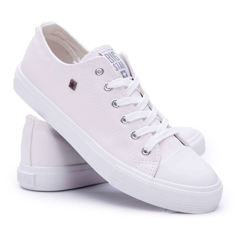 Herre Sneakers Low Big Star Hvid V174347 1