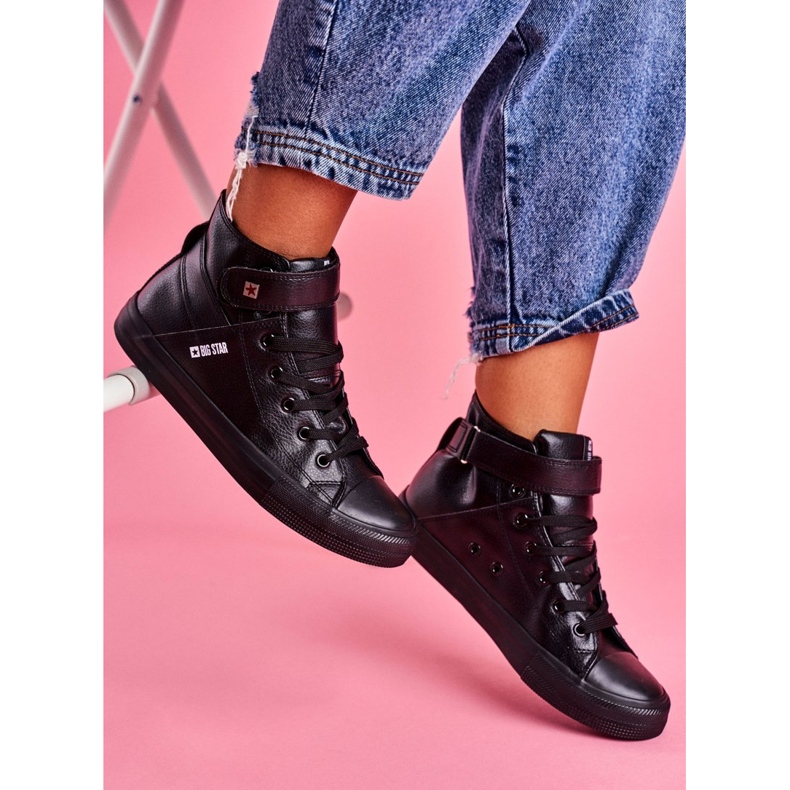 Kvinder Sneakers Big Star Sort V274542 2