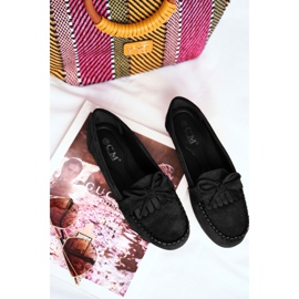 BUGO Loafers til kvinder Ruskind Sort Velucci 2