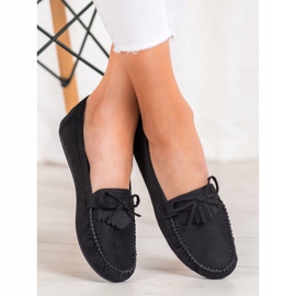 Diamantique Klassiske loafers sort 2