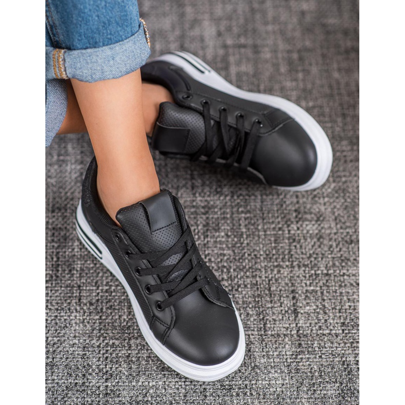 Weide Eco læder sneakers sort 2