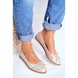 Ballerinas til kvinder Sergio Leone Gold BL612 gylden 2