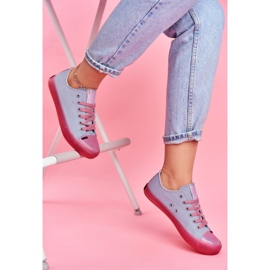 Dame Sneakers Big Star Blå Lyserød FF274260 1