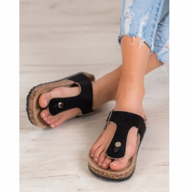 Komfortable VINCEZA flip-flops sort 2