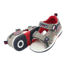 Otte sandaler American Club DR14 / 20 rød marine blå grå 3
