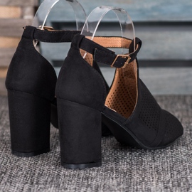 Small Swan Elegante åbent sandaler sort 1