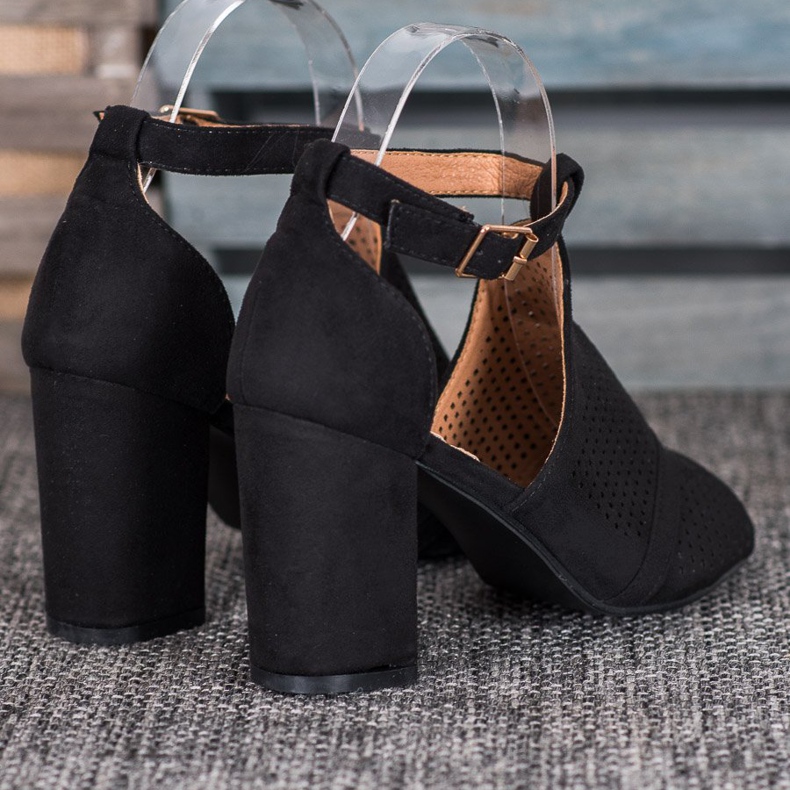 Small Swan Elegante åbent sandaler sort 1