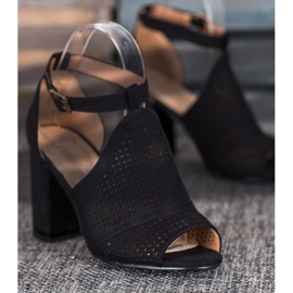 Small Swan Elegante åbent sandaler sort 2