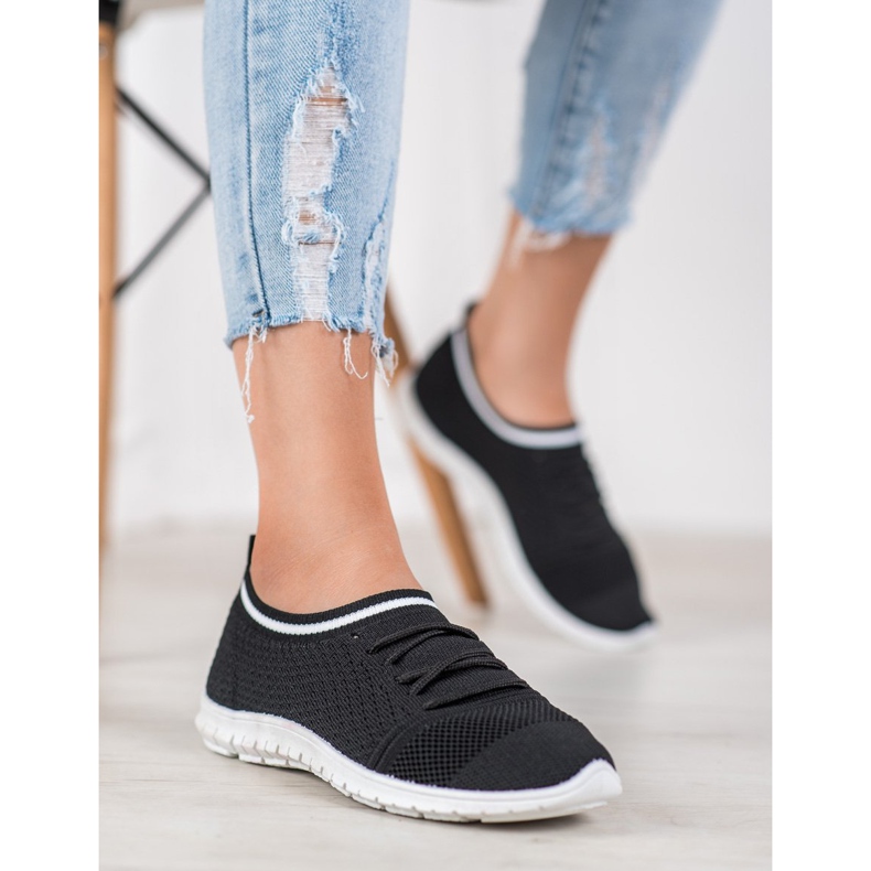 Bella Paris Slip-on sportssko sort 1