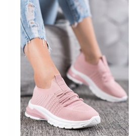 Bella Paris Openwork sneakers lyserød 1