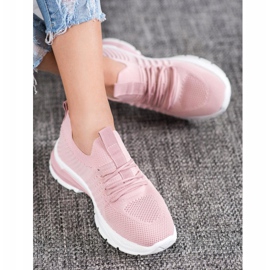 Bella Paris Openwork sneakers lyserød 2