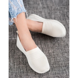 SHELOVET Komfortable Openwork Slipons brun 2