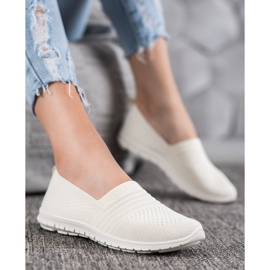 SHELOVET Komfortable Openwork Slipons brun 1