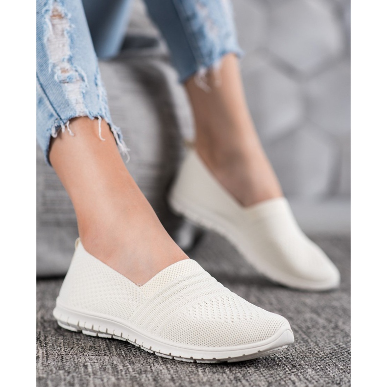 SHELOVET Komfortable Openwork Slipons brun 1