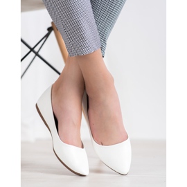 Seastar Hvide Eco Leather Ballerinas 1