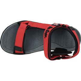 Lee Cooper kvinders sandaler LCWL-20-34-014 sort rød 2