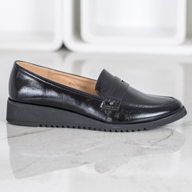 Goodin Eco læder loafers sort 2