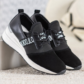Se VINCEZA læder sneakers sort 2