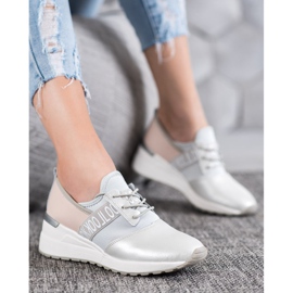 Se VINCEZA læder sneakers grå 1