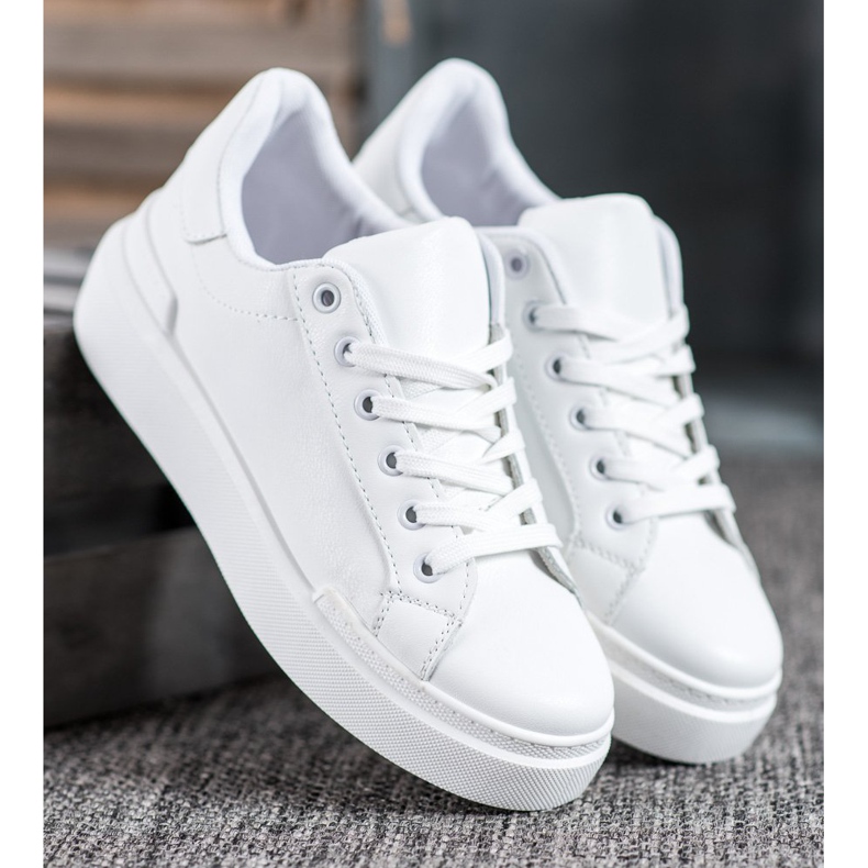 Renda Hvide sneakers på platformen 1