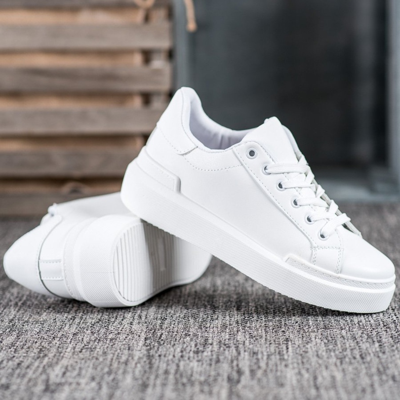 Renda Hvide sneakers på platformen 2