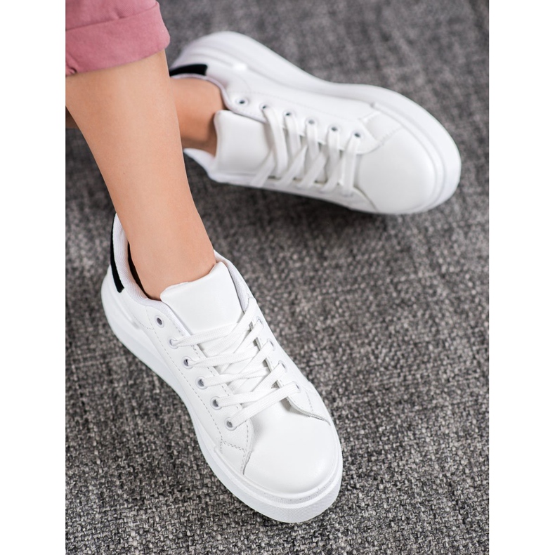 Renda Hvide sneakers på platformen 1