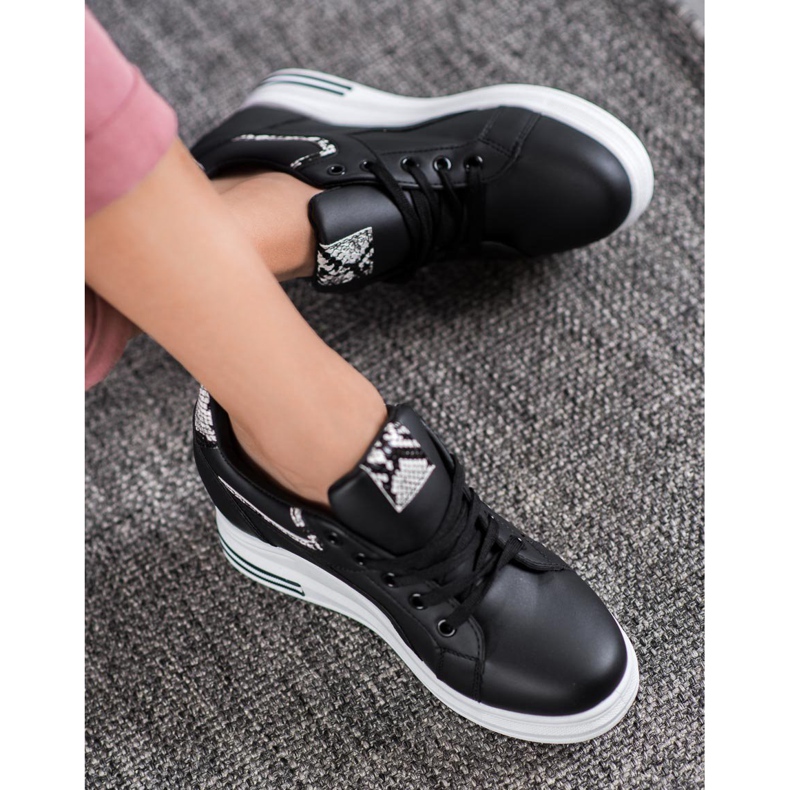 Lovery Wedge Sneakers sort 2